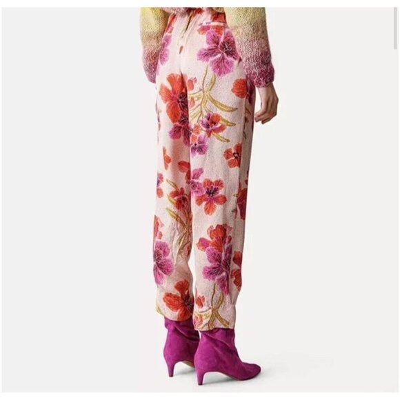 Forte Forte Silk Satin Trouser Pants Orchidea Womens Size III US 8 - Picture 4 of 10